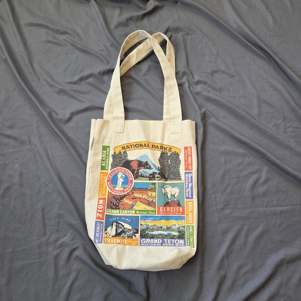 Colorful National Parks Canvas Tote